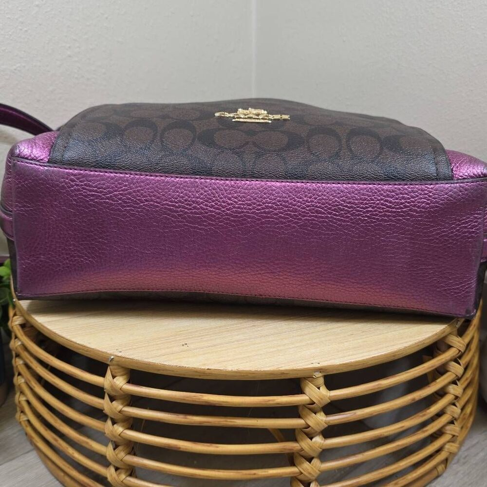 Coach Marlon Hobo in Signature Canvas and Wallet - Picture 9 of 16
